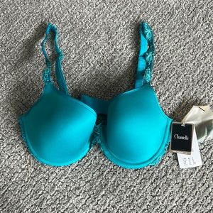 NWT Chantelle bra 32DD Teal